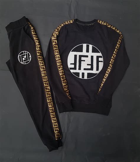 fendi tracksuit for ladies|fendi women's two piece.